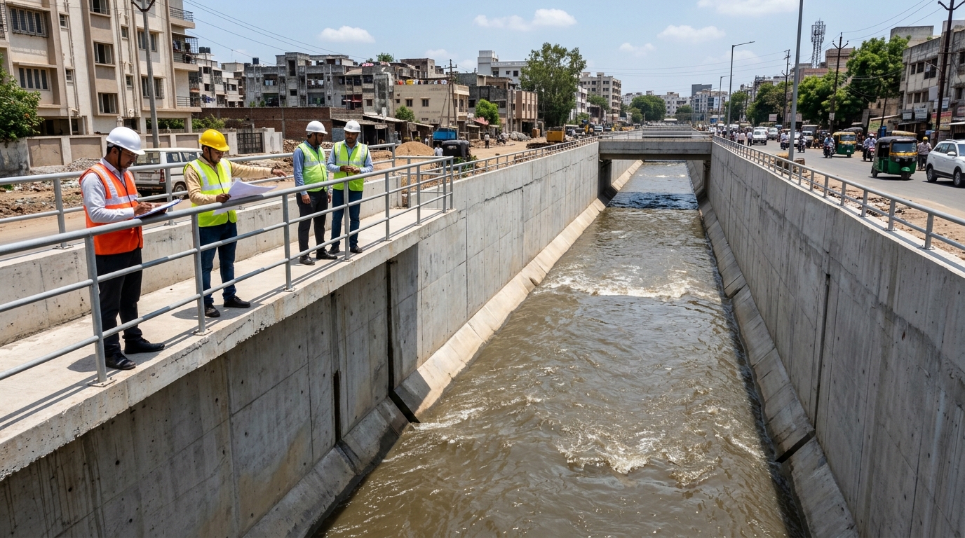 Jawahar Nagar Nallah RCC Drainage Project